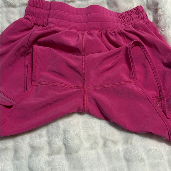 lululemon athletica Women's Vibrant Pink Athletic Shorts - Picture 5 of 5
